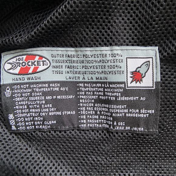 Joe Rocket Mesh Armored Motorcycle Jacket & Raincoat Liner Women Sz M Black - Picture 6 of 15